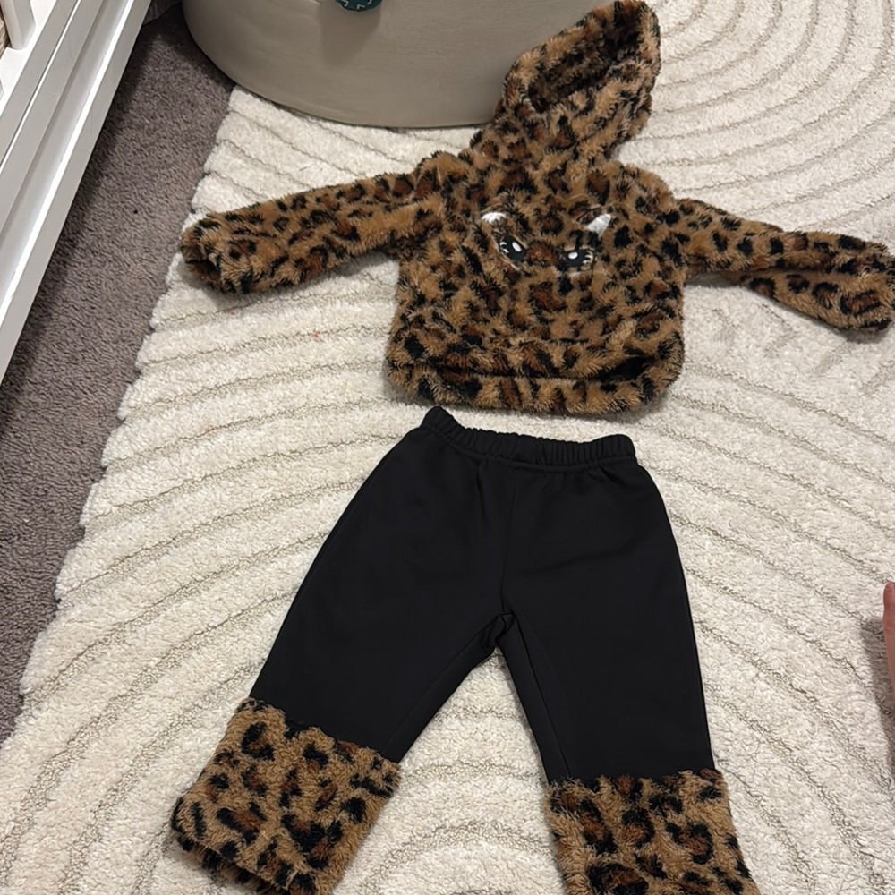 Leopard Baby Pant Set